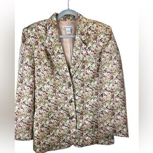 Vintage Anne and Frank Silk Blazer